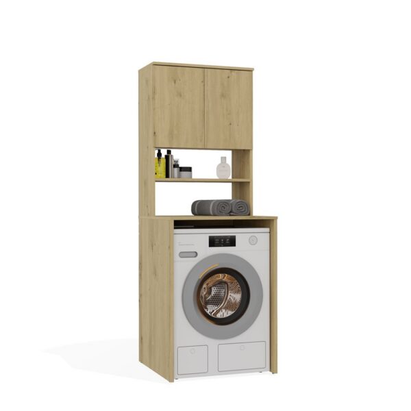 Bathroom cabinet POLA MULTI Over Washing machine Tall cabinet Shelving unit ARTISAN OAK