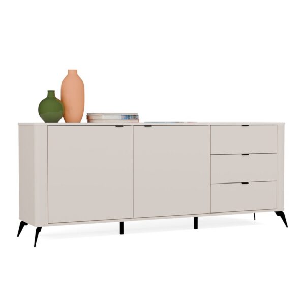 Chest of drawers CORDOBA 2D3S CASHMERE BEIGE Cabinet 3 Drawers Soft-close