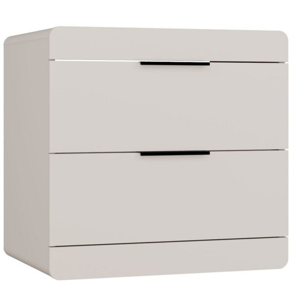 Under-basin cabinet TERRA 60 2S Wall-mounted CASHMERE 2 Drawers 60x58x45 cm