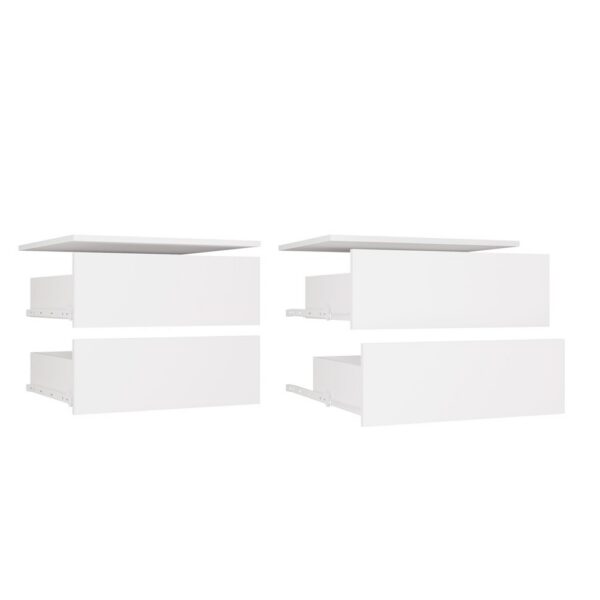 Module Drawers OPENO 2SZ 2 Drawers WHITE For dressing room or bedroom