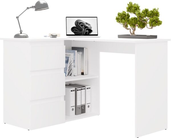 Desk NICEA LEFT WHITE